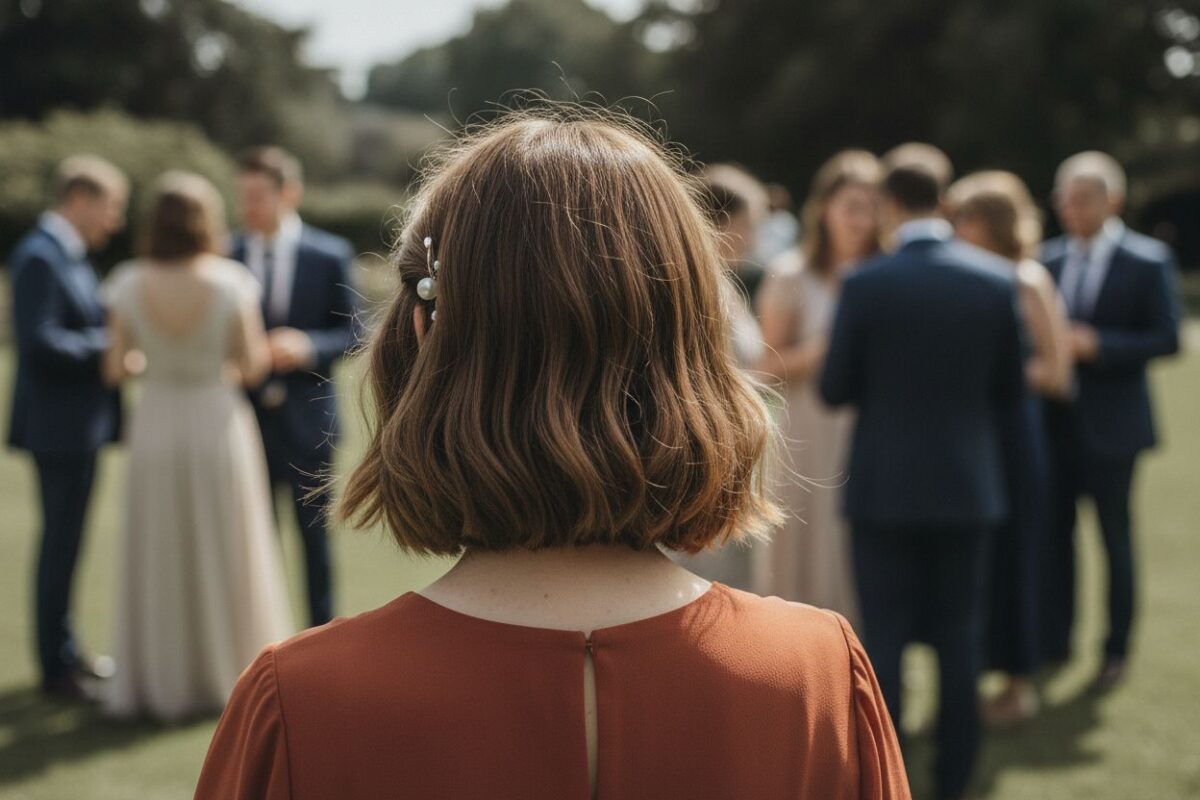 7 coiffures de mariage pour cheveux courts qui tiennent jusqu’au bout