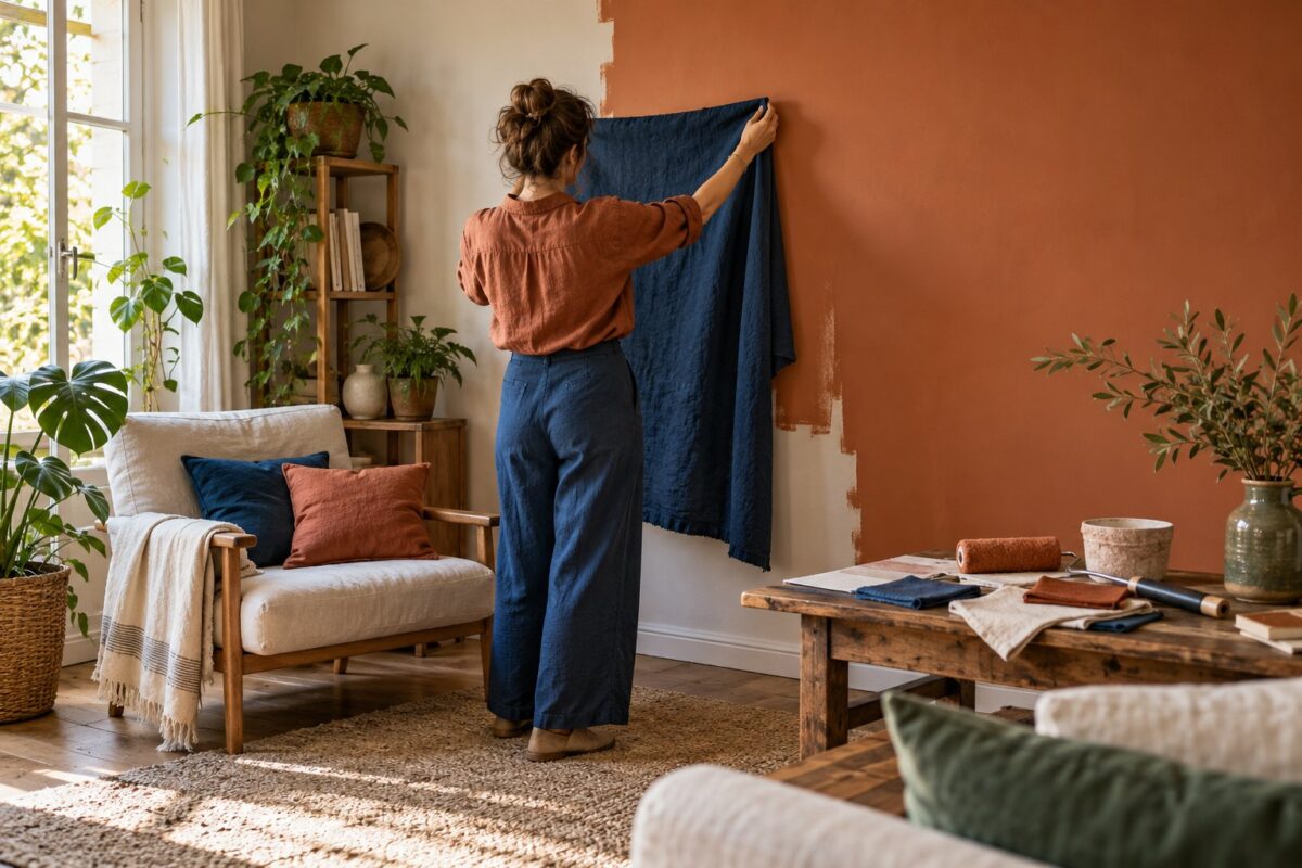 Couleurs, tissus et bricolage : habiller sa maison comme on habille son style