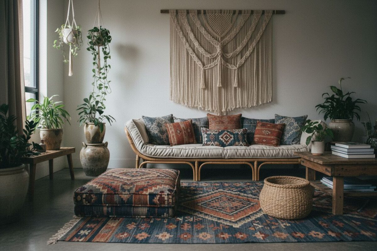 7 idées glanées en voyage pour une déco de salon bohème authentique