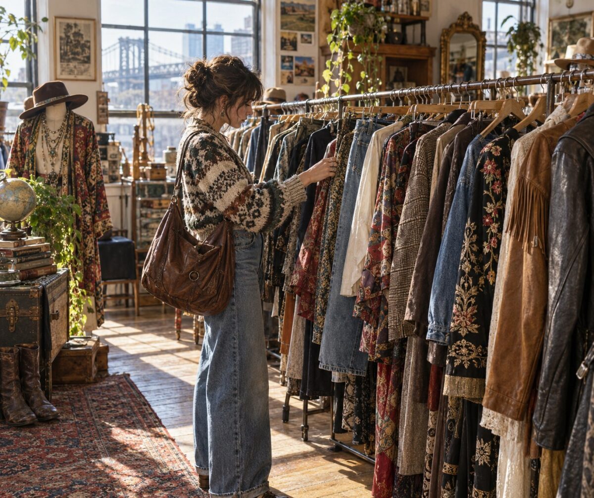 La mode d'un pays à l'autre, le style voyage aussi en seconde main