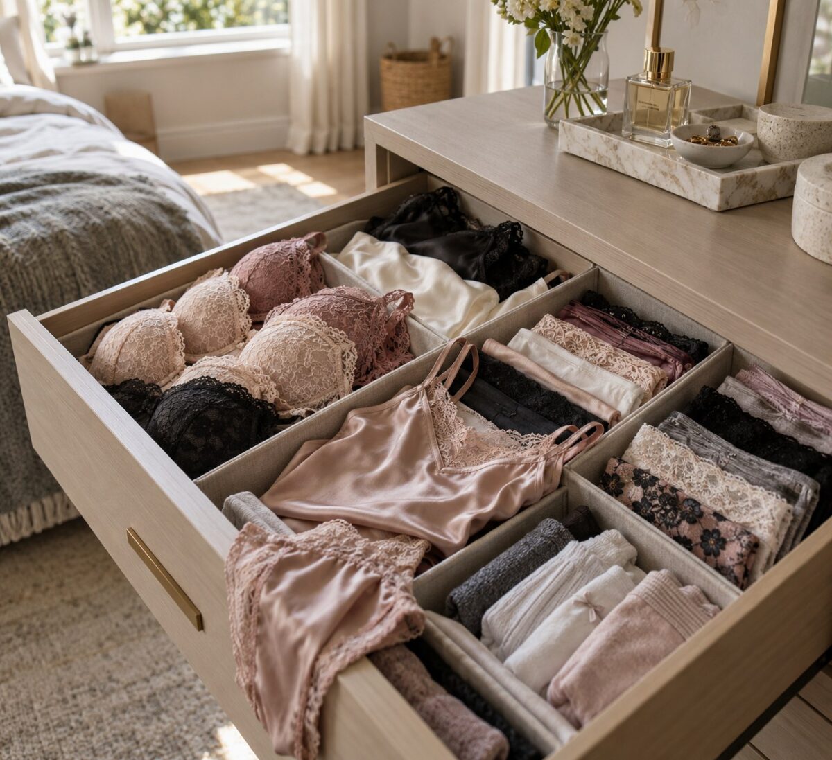 Lingerie féminine : trier, entretenir et faire durer ses pièces