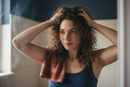 Ma routine cheveux bouclés en 5 étapes, même en voyage